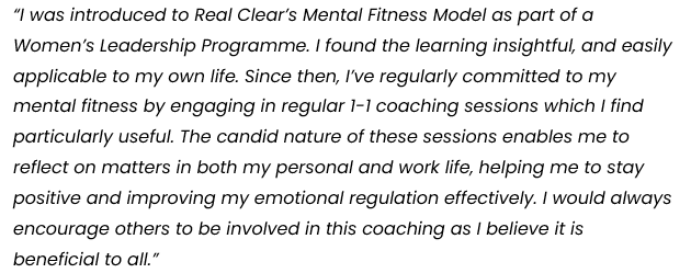 Why Mental Fitness Matters Fiona's story